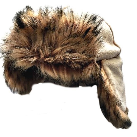 GAP Other - Gap Faux Fur Cream Fleece Hat w/ Ear Flaps